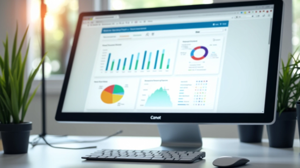 Écran montrant une page d'analyse avec des graphiques et des statistiques de trafic