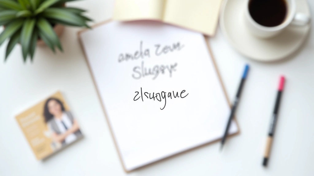 Domaine et noms de blog écrits sur papier avec stylo et tasse de café