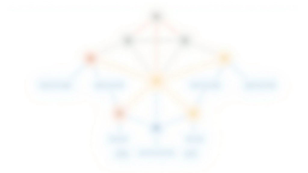 Diagramme montrant la structure d'un site web avec des articles reliés par des flèches colorées représentant les liens internes