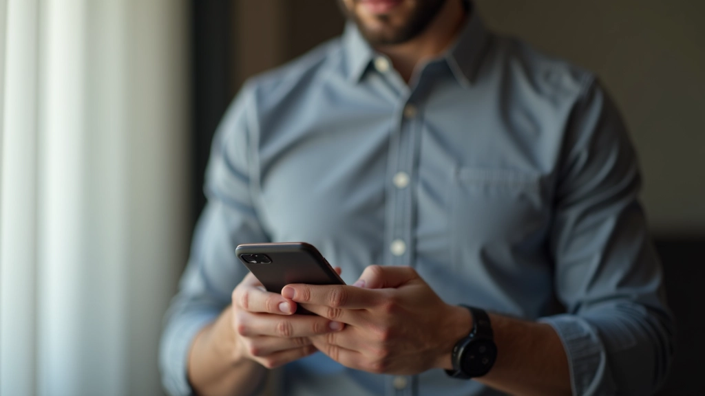 Personne consultant son téléphone mobile avec des graphiques d'analyse de vitesse de chargement affichés à l'écran